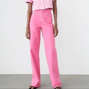 Pink Zara jeans